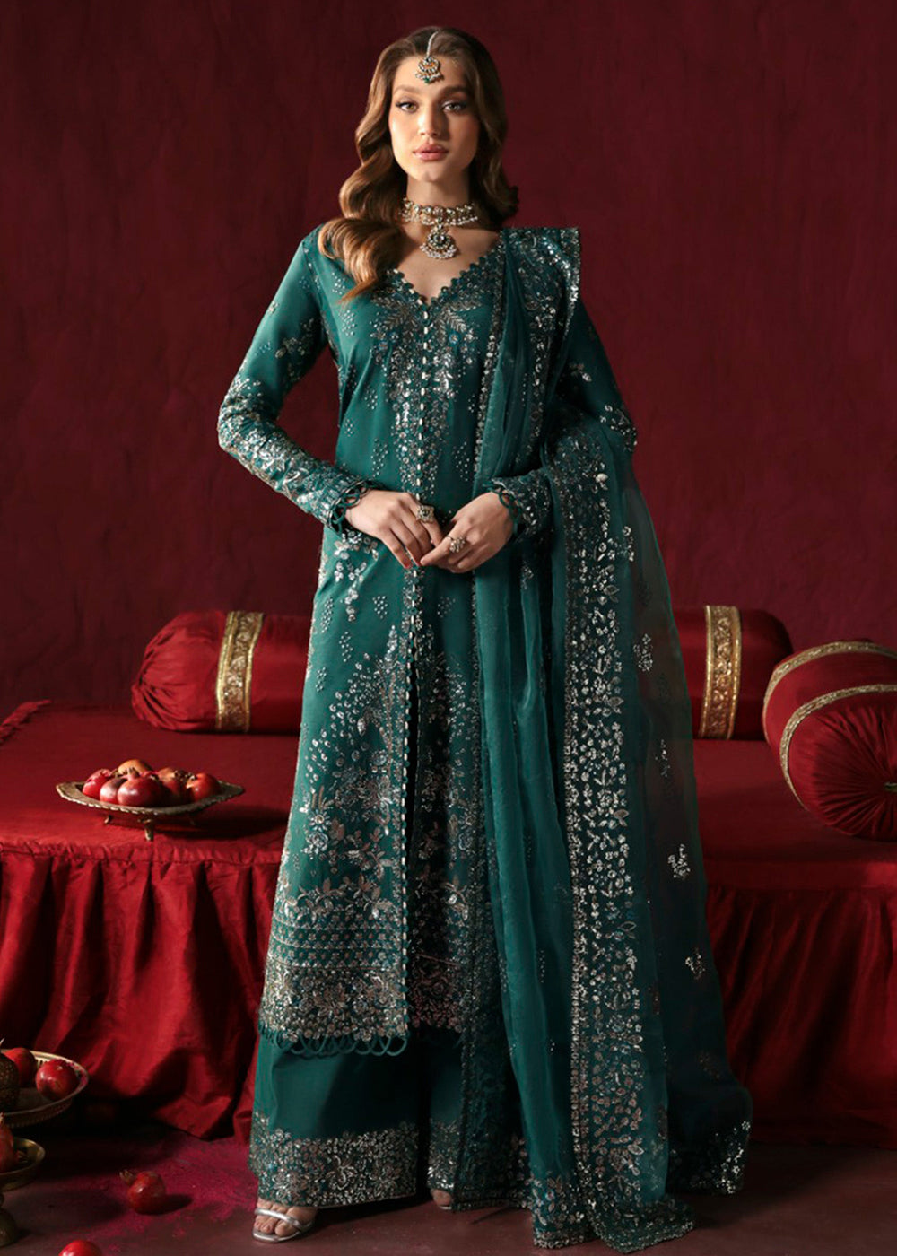 Buy Now Divani The Silk Wedding Edit '25 by Afrozeh | Shahnisa Online in USA, UK, Canada, France, UAE & Worldwide at Empress Clothing. 