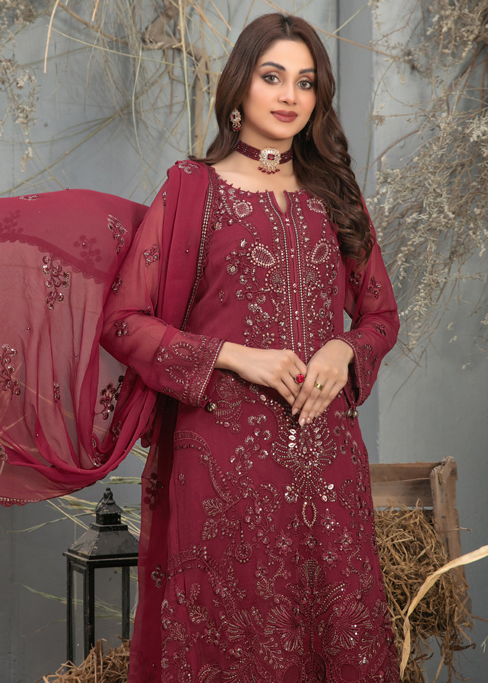 Buy Now Arushi Formal Chiffon Collection by Tawakkal Fabrics | D - 9885 Online at Empress in USA, UK, Canada & Worldwide at Empress Clothing. 
