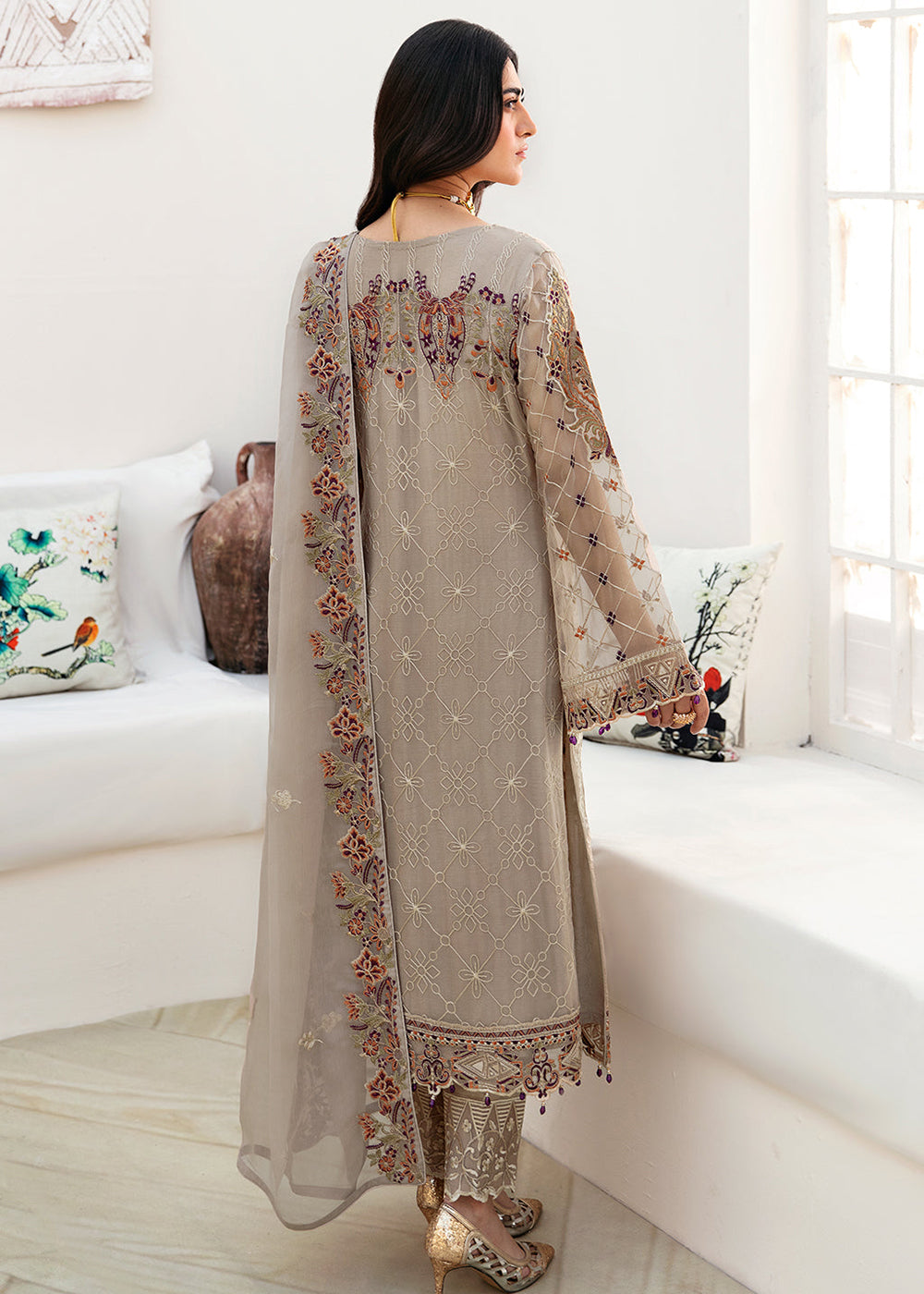 Buy Now Chevron Chiffon Collection Volume 8 by Ramsha | A-806 Online at Empress in USA, UK, Canada & Worldwide at Empress Clothing. 