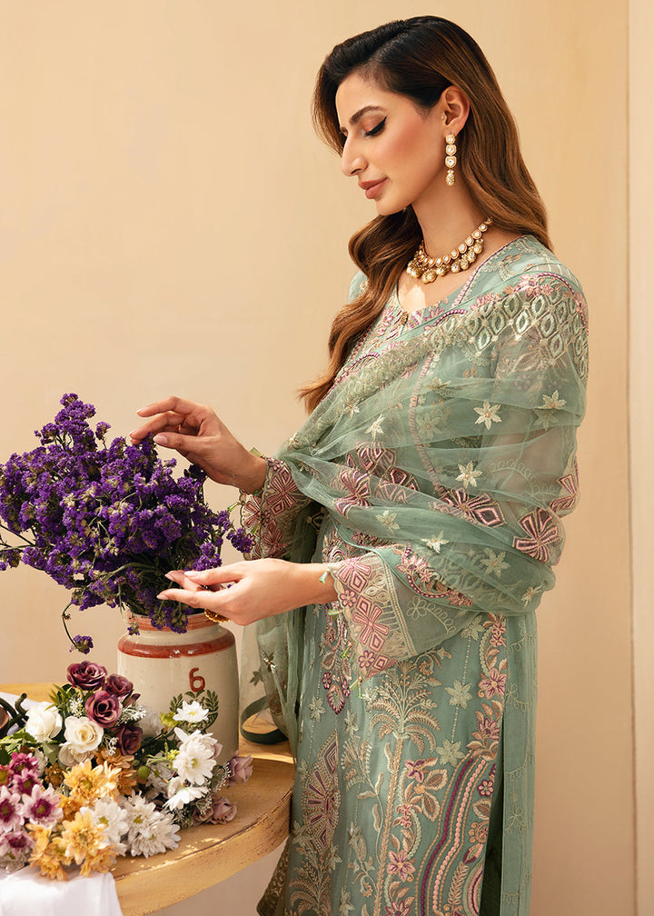 Buy Now Chevron Luxury Chiffon Collection 24 by Ramsha | A-901 Online at Empress in USA, UK, Canada, Germany, Italy, Dubai & Worldwide at Empress Clothing.
