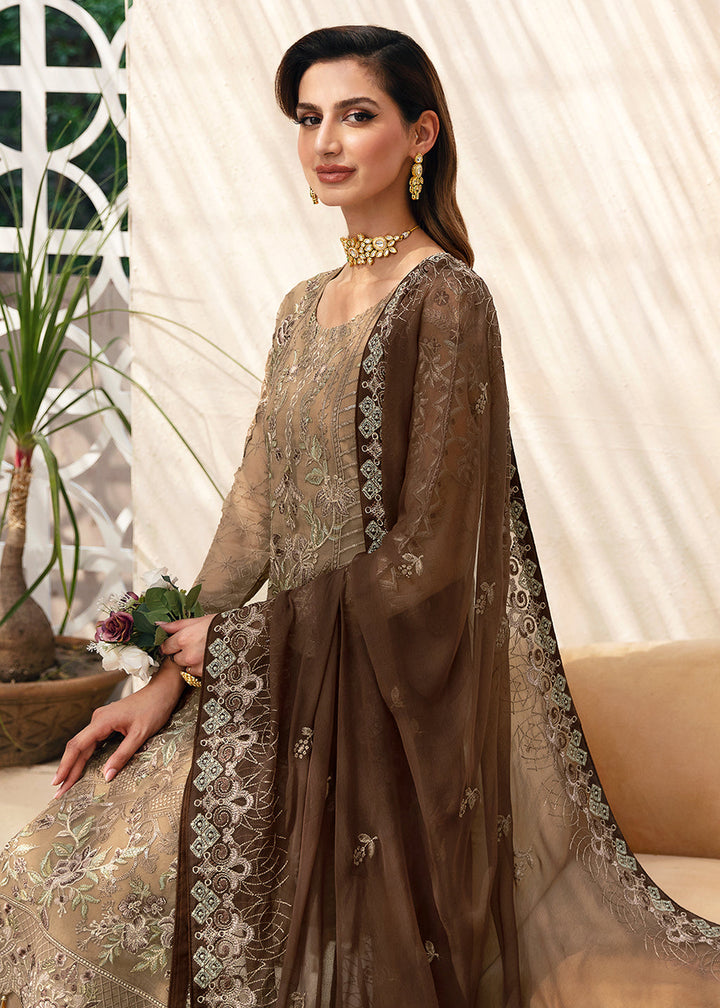Buy Now Chevron Luxury Chiffon Collection 24 by Ramsha | A-904 Online at Empress in USA, UK, Canada, Germany, Italy, Dubai & Worldwide at Empress Clothing. 