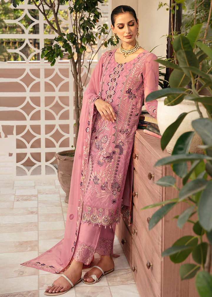 Buy Now Chevron Luxury Chiffon Collection 24 by Ramsha | A-909 Online at Empress in USA, UK, Canada, Germany, Italy, Dubai & Worldwide at Empress Clothing. 