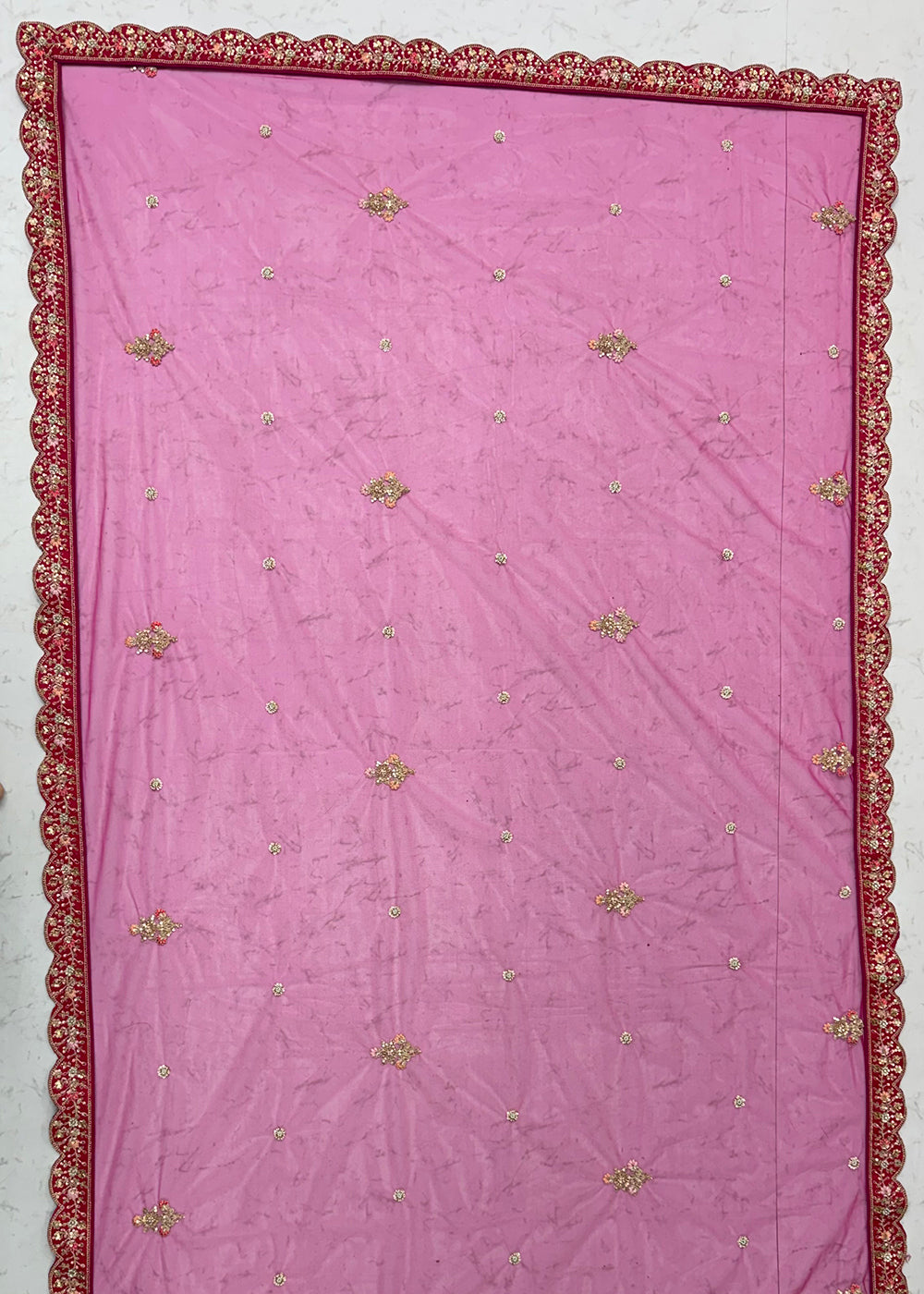 Buy Now Rani Pink Bridal Zari Embroidered Designer Lehenga Choli Online in US, UK, Canada, France, Italy, Germany, Sweden, Denmark, UAE &amp; Worldwide at Empress.