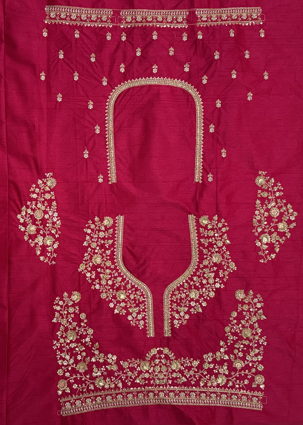 Buy Now Rani Pink Bridal Zari Embroidered Designer Lehenga Choli Online in US, UK, Canada, France, Italy, Germany, Sweden, Denmark, UAE &amp; Worldwide at Empress.