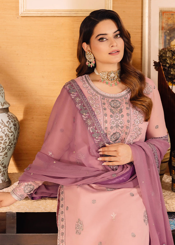 Buy Now Pretty Lilac Suit - Maahru, Noorie & Meerub '23 by Asim Jofa - AJSM-26 Online in USA, UK, Canada & Worldwide at Empress Clothing.