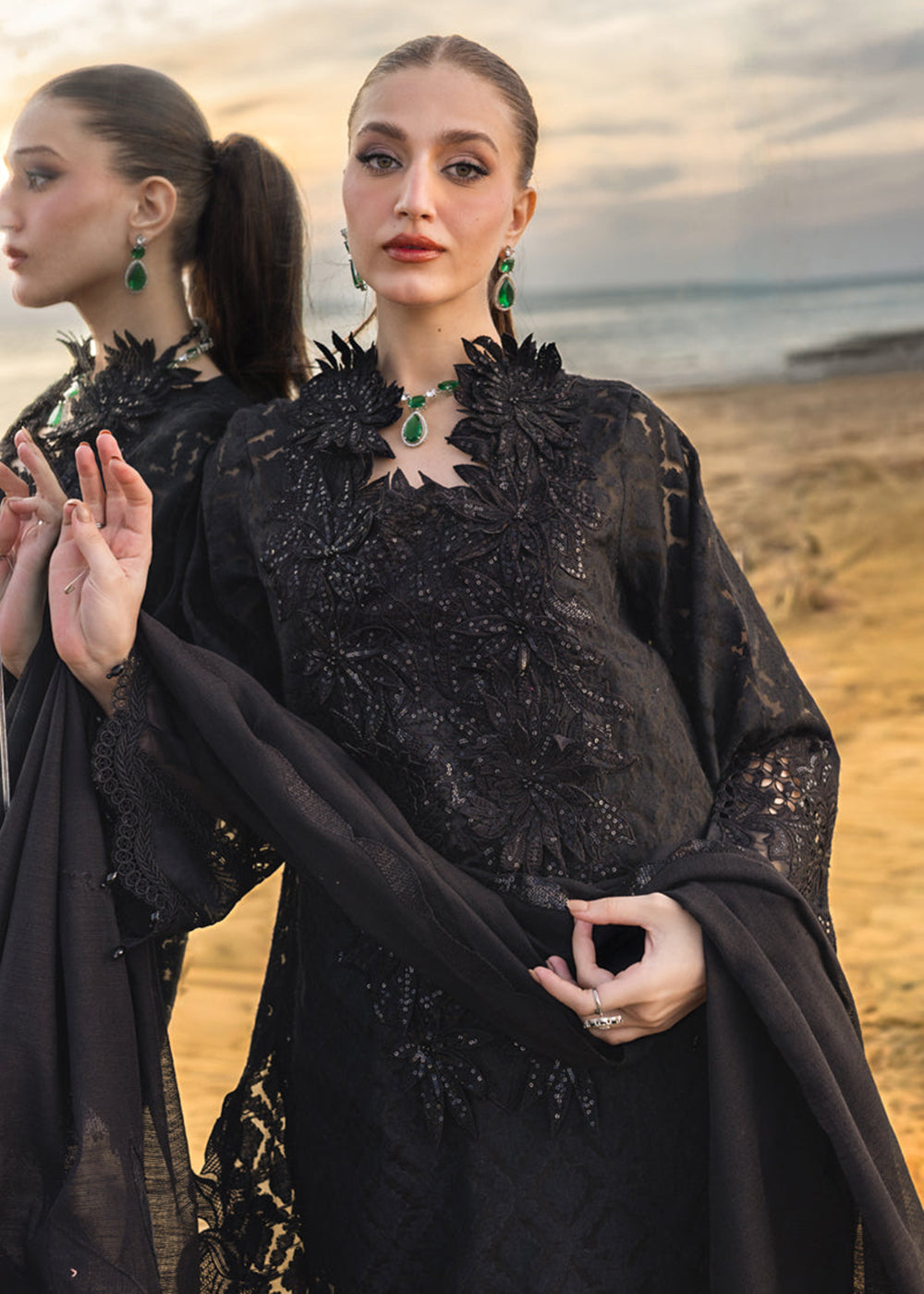 Buy Now Premium Luxury Lawn '26 by Rang Rasiya | ALAYA Online in US, UK, Canada, France, Italy, Germany, Greece, Sweden, Africa, Qatar & Worldwide at Empress.