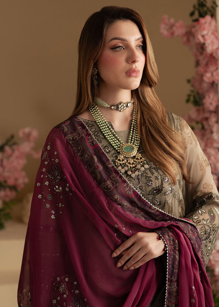 Buy Now Amaya Luxury Chiffon '25 by Nureh | AM-15 Online in USA, UK, Canada, France, Italy, Germany, New Zealand, Australia, UAE & Worldwide at Empress Clothing
