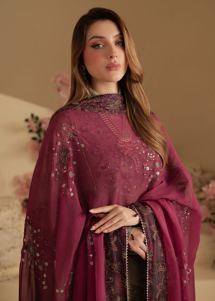Buy Now Amaya Luxury Chiffon '25 by Nureh | AM-15 Online in USA, UK, Canada, France, Italy, Germany, New Zealand, Australia, UAE & Worldwide at Empress Clothing