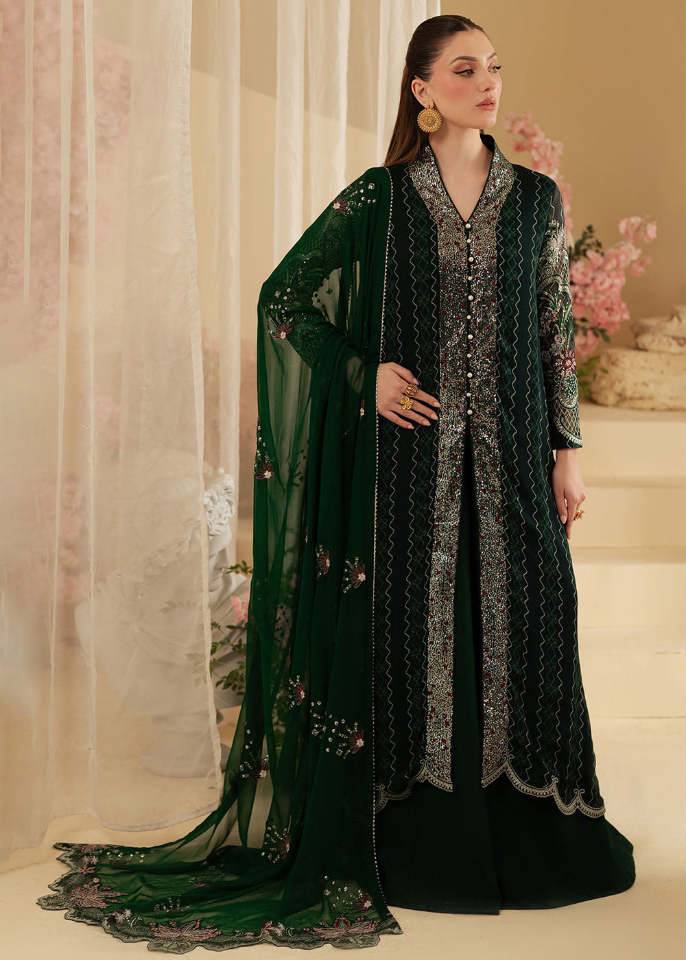 Buy Now Amaya Luxury Chiffon '25 by Nureh | AM-16 Online in USA, UK, Canada, France, Italy, Germany, New Zealand, Australia, UAE & Worldwide at Empress Clothing