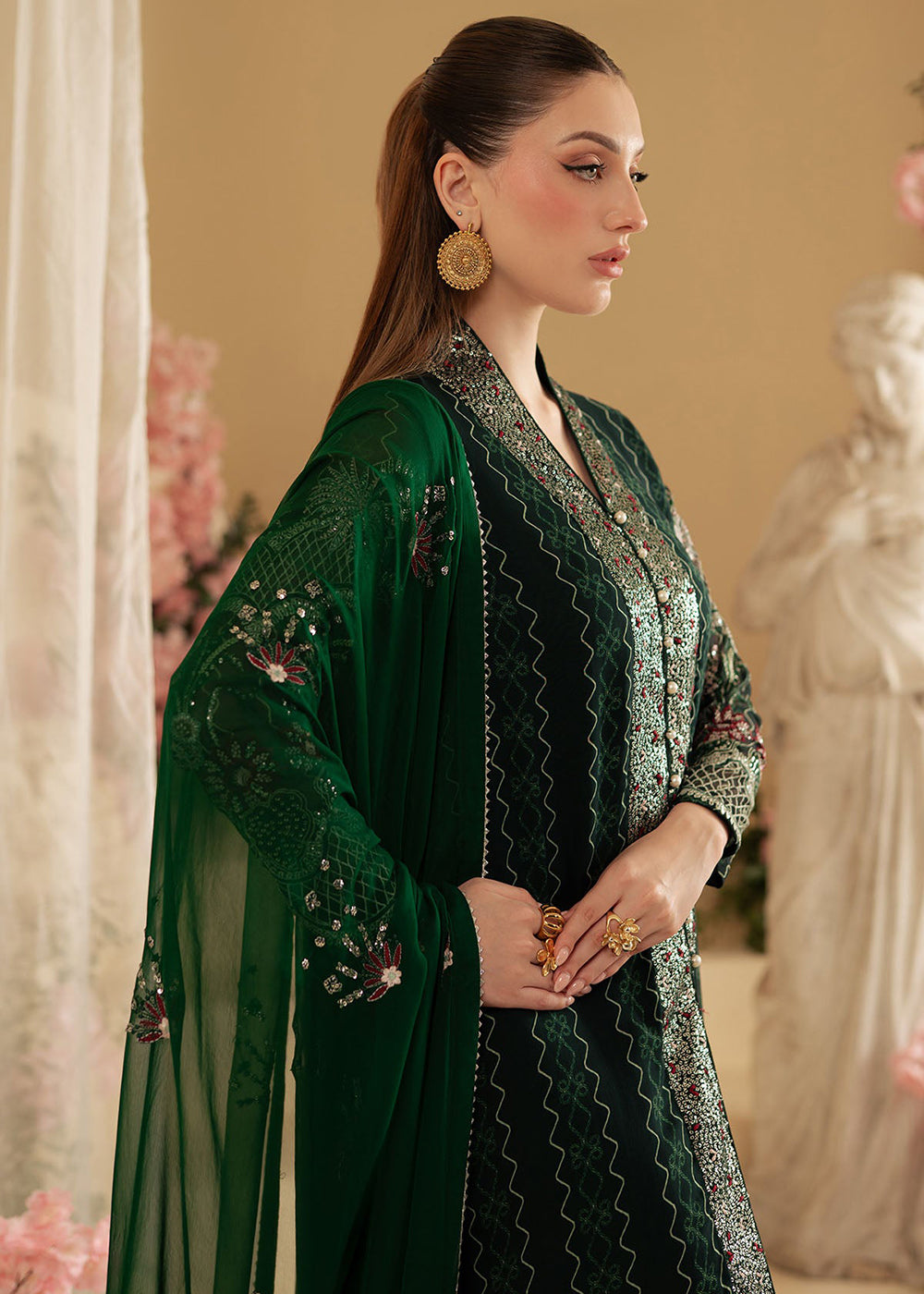 Buy Now Amaya Luxury Chiffon '25 by Nureh | AM-16 Online in USA, UK, Canada, France, Italy, Germany, New Zealand, Australia, UAE & Worldwide at Empress Clothing