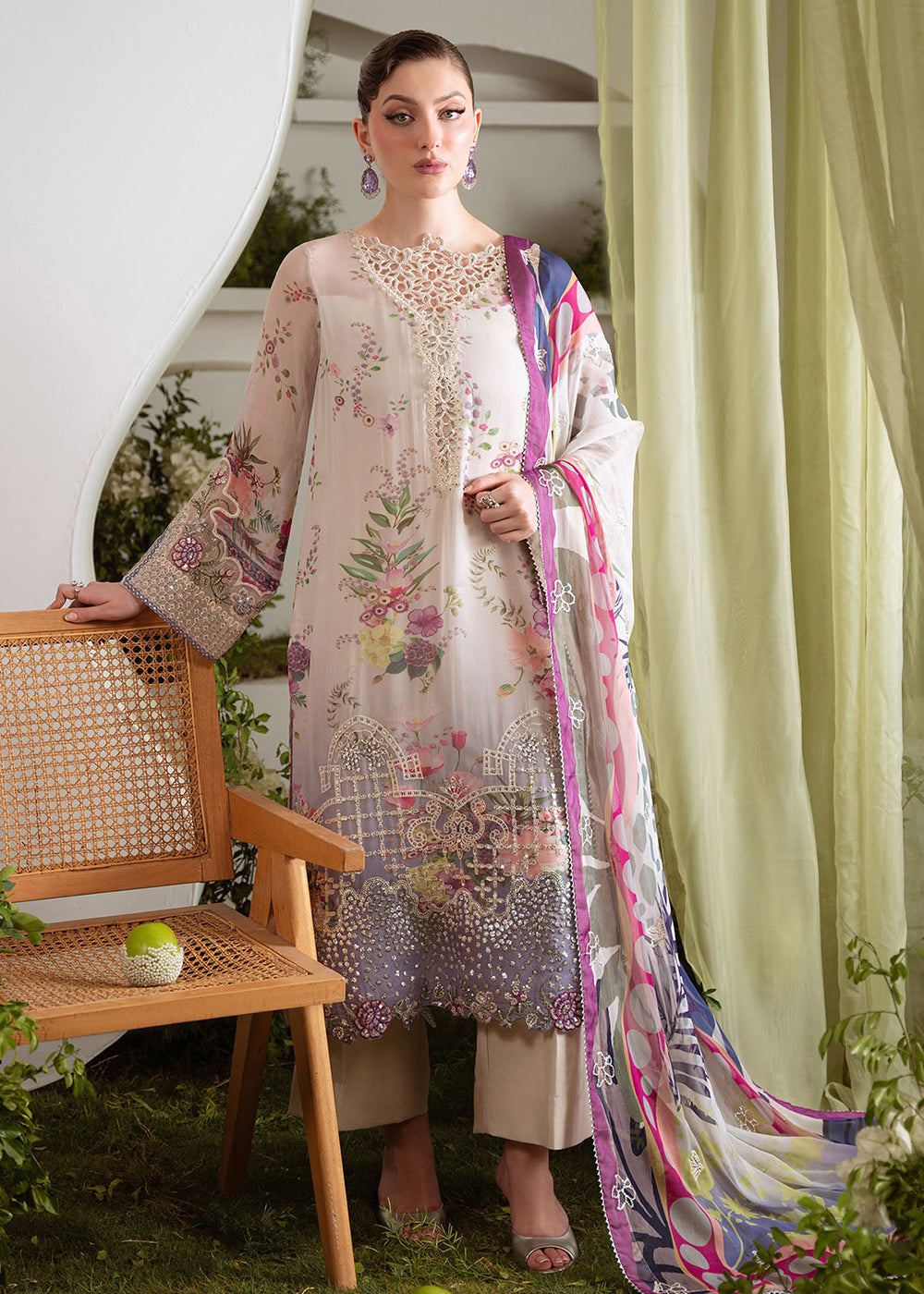 Buy Now Amaya Luxury Chiffon '25 by Nureh | AM-19 Online in USA, UK, Canada, France, Italy, Germany, Singapore, Australia, UAE & Worldwide at Empress Clothing