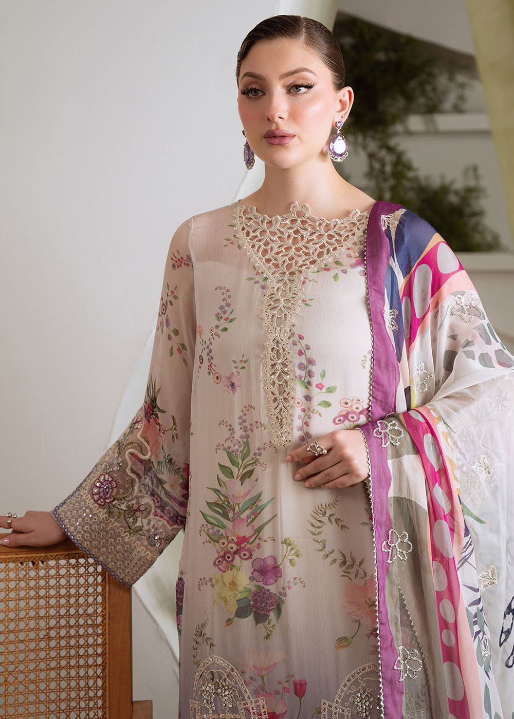 Buy Now Amaya Luxury Chiffon '25 by Nureh | AM-19 Online in USA, UK, Canada, France, Italy, Germany, Singapore, Australia, UAE & Worldwide at Empress Clothing