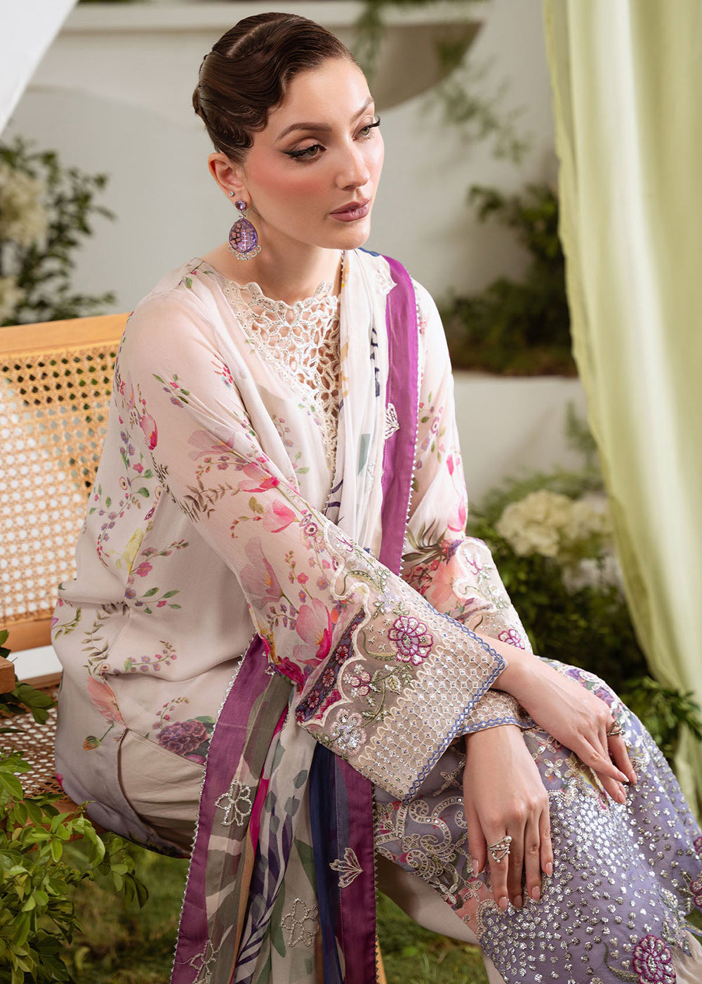 Buy Now Amaya Luxury Chiffon '25 by Nureh | AM-19 Online in USA, UK, Canada, France, Italy, Germany, Singapore, Australia, UAE & Worldwide at Empress Clothing