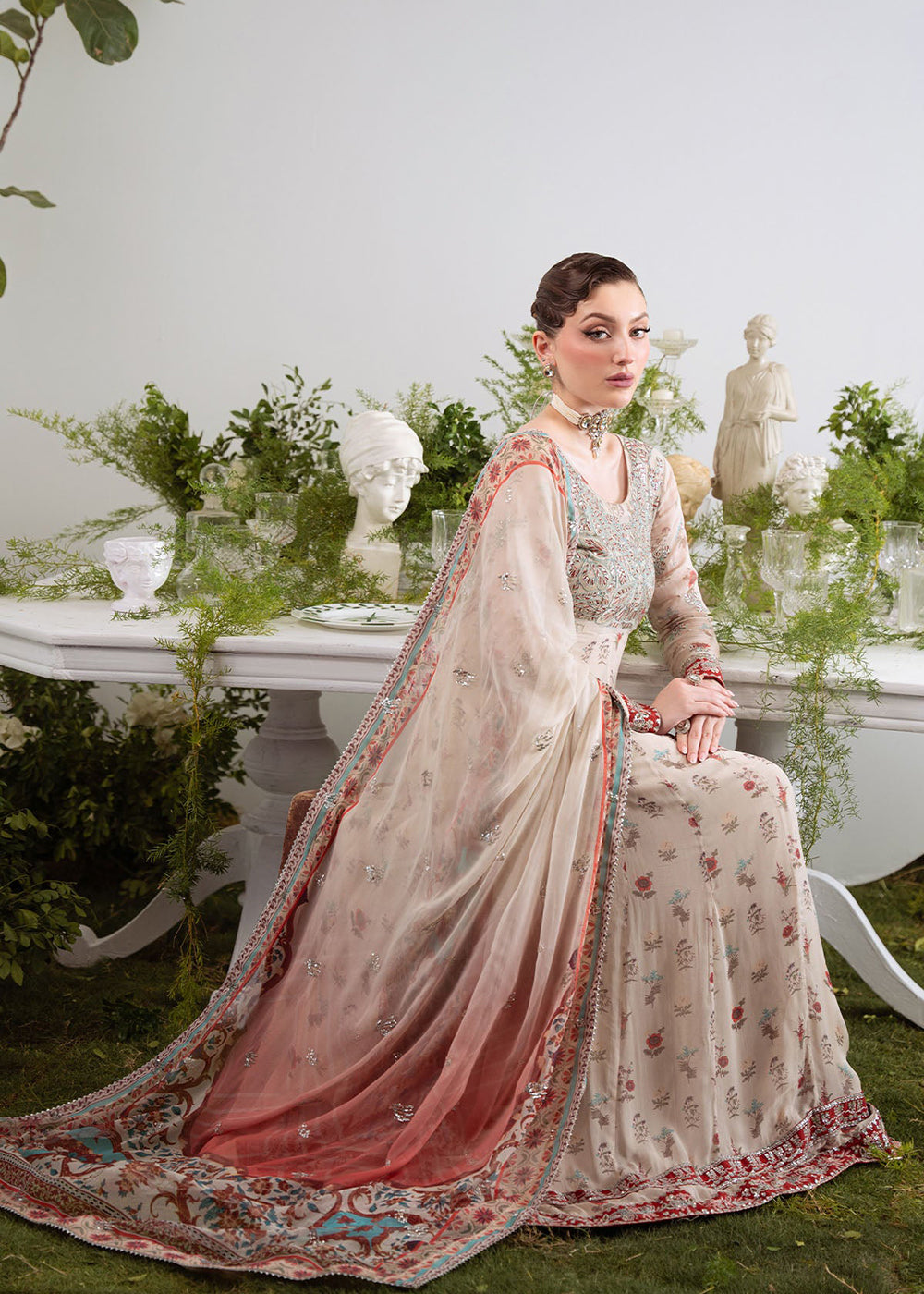 Buy Now Amaya Luxury Chiffon '25 by Nureh | AM-21 Online in USA, UK, Canada, France, Italy, Germany, Singapore, Australia, UAE & Worldwide at Empress Clothing