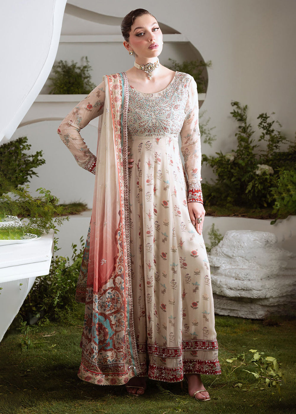 Buy Now Amaya Luxury Chiffon '25 by Nureh | AM-21 Online in USA, UK, Canada, France, Italy, Germany, Singapore, Australia, UAE & Worldwide at Empress Clothing