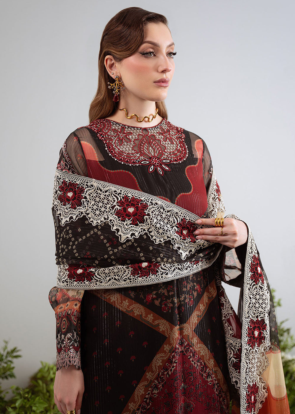 Buy Now Amaya Luxury Chiffon '25 by Nureh | AM-22 Online in USA, UK, Canada, France, Italy, Germany, Singapore, Australia, UAE & Worldwide at Empress Clothing