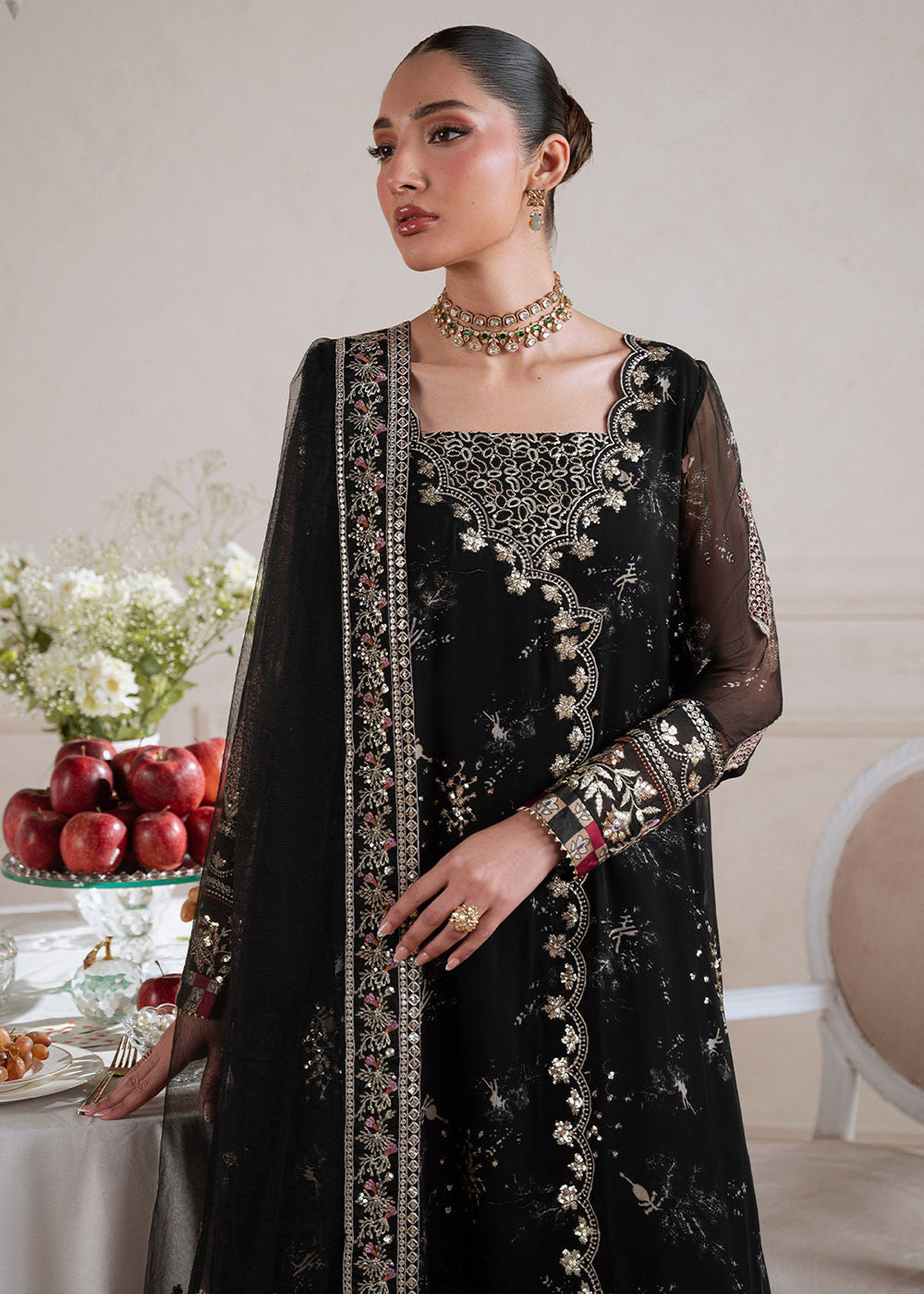 Buy Now Amaya Luxury Chiffons '26 by Nureh | AM-42 Online in US, UK, Canada, France, Italy, Germany, Greece, Sweden, Africa, Netherlands & Worldwide at Empress.