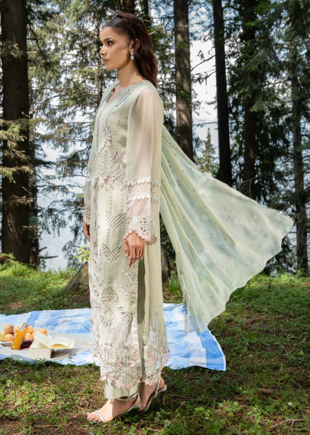 Buy Now Aura Handmade Chiffons Vol 4 by Zebtan | AR-01 Online in US, UK, Canada, France, Greece, Germany, Ireland, Sweden, Netherlands &amp; Worldwide at Empress.