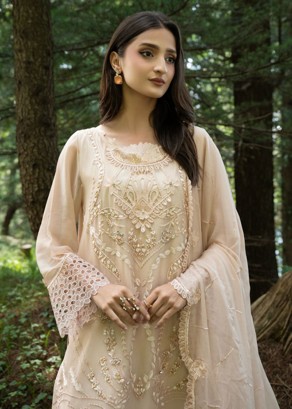 Buy Now Aura Handmade Chiffons Vol 4 by Zebtan | AR-02 Online in US, UK, Canada, France, Greece, Germany, Ireland, Sweden, Netherlands &amp; Worldwide at Empress.