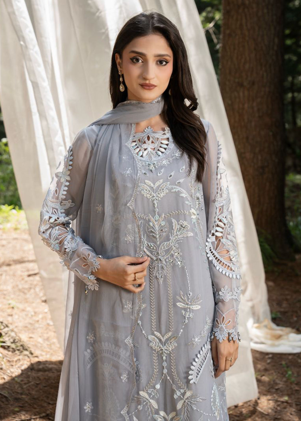 Buy Now Aura Handmade Chiffons Vol 4 by Zebtan | AR-03 Online in US, UK, Canada, France, Greece, Germany, Ireland, Sweden, Netherlands & Worldwide at Empress.