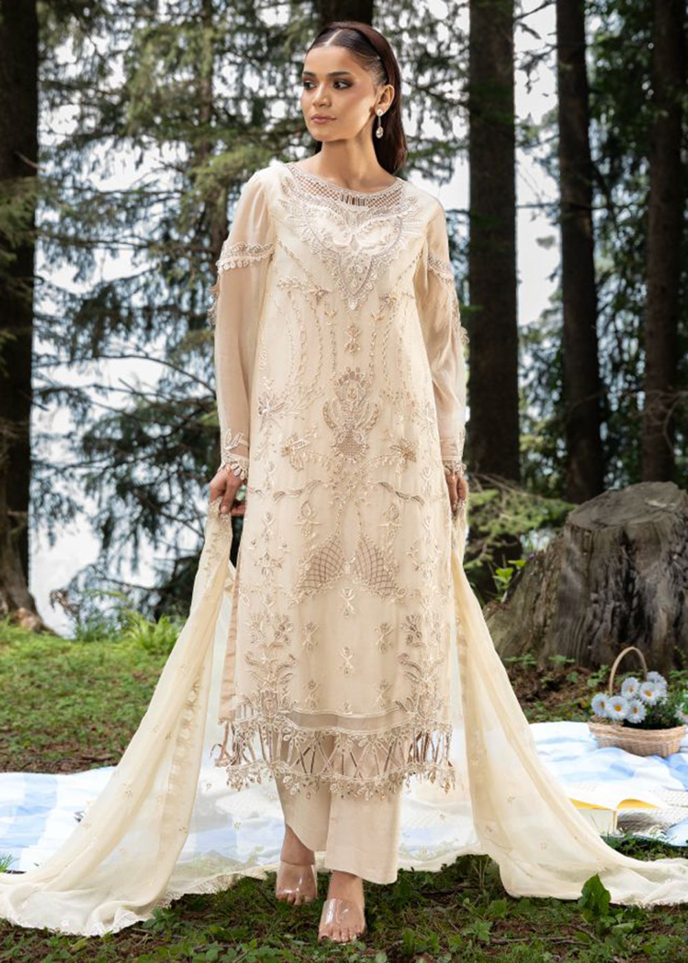 Buy Now Aura Handmade Chiffons Vol 4 by Zebtan | AR-04 Online in US, UK, Canada, France, Greece, Germany, Ireland, Sweden, Netherlands & Worldwide at Empress.