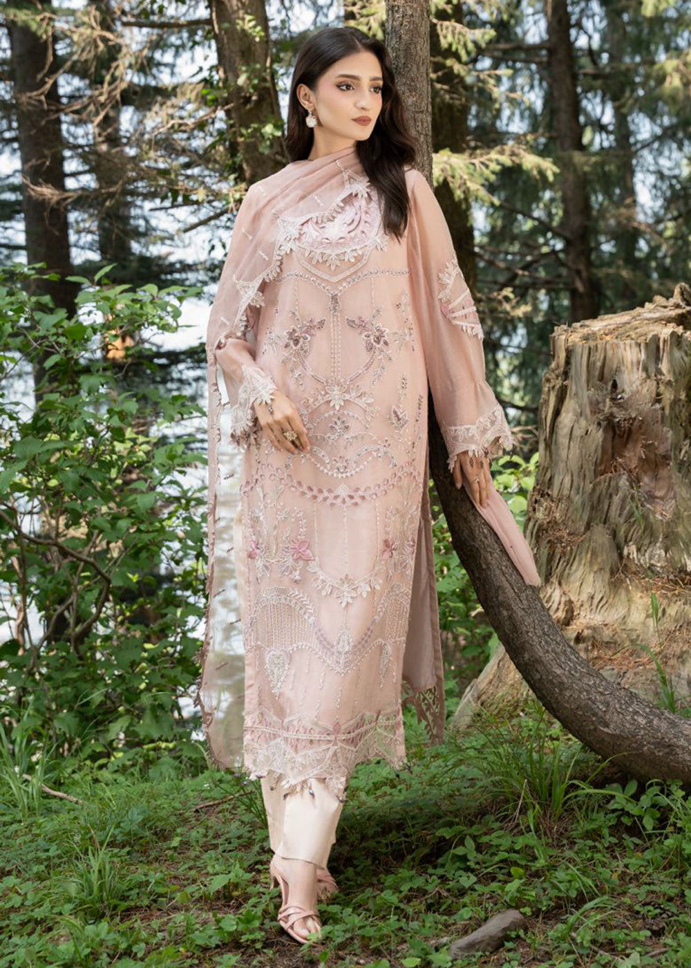 Buy Now Aura Handmade Chiffons Vol 4 by Zebtan | AR-05 Online in US, UK, Canada, France, Greece, Germany, Ireland, Sweden, Netherlands &amp; Worldwide at Empress.