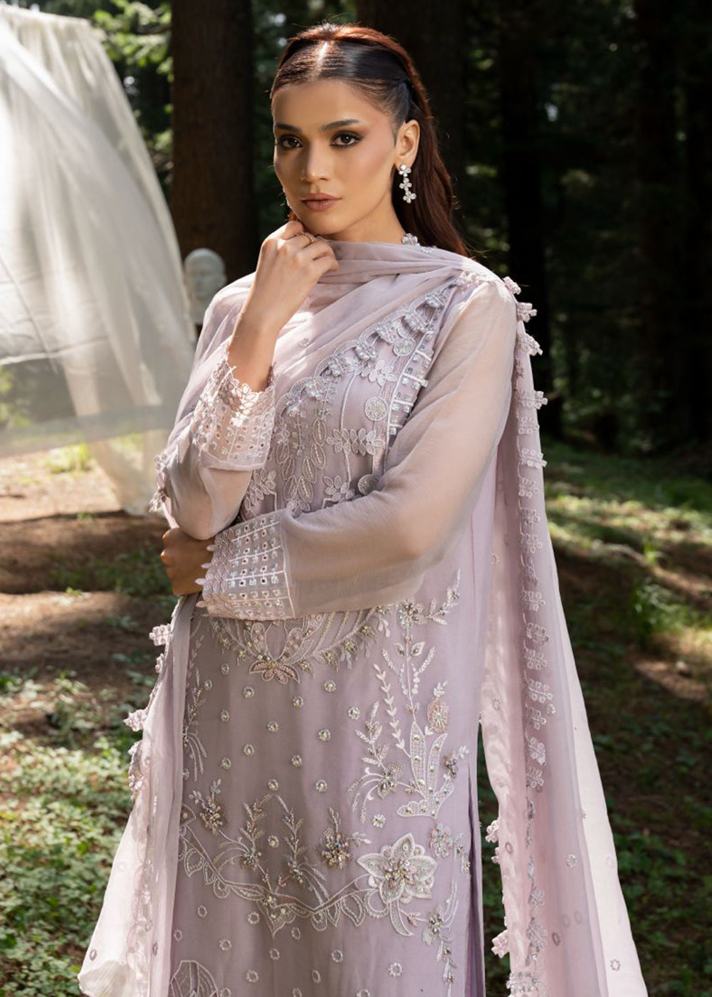 Buy Now Aura Handmade Chiffons Vol 4 by Zebtan | AR-08 Online in US, UK, Canada, France, Greece, Germany, Ireland, Sweden, Netherlands & Worldwide at Empress.