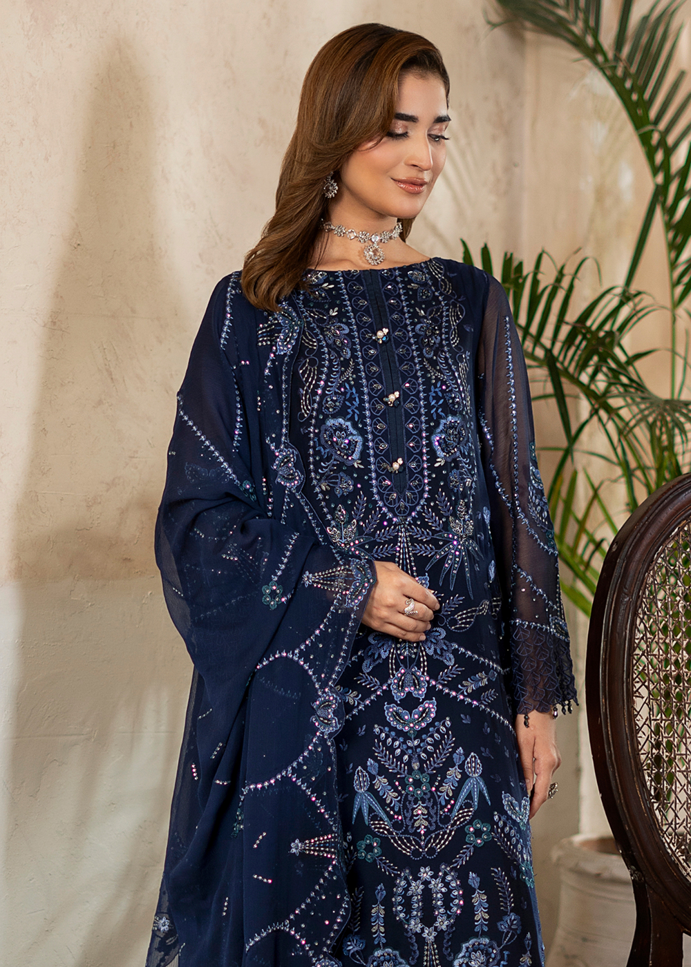 Buy Now Aura Handmade Chiffons Vol 3 by Zebtan | AR-06 Online in US, UK, Canada, France, Greece, Germany, Ireland, Sweden, Netherlands & Worldwide at Empress.