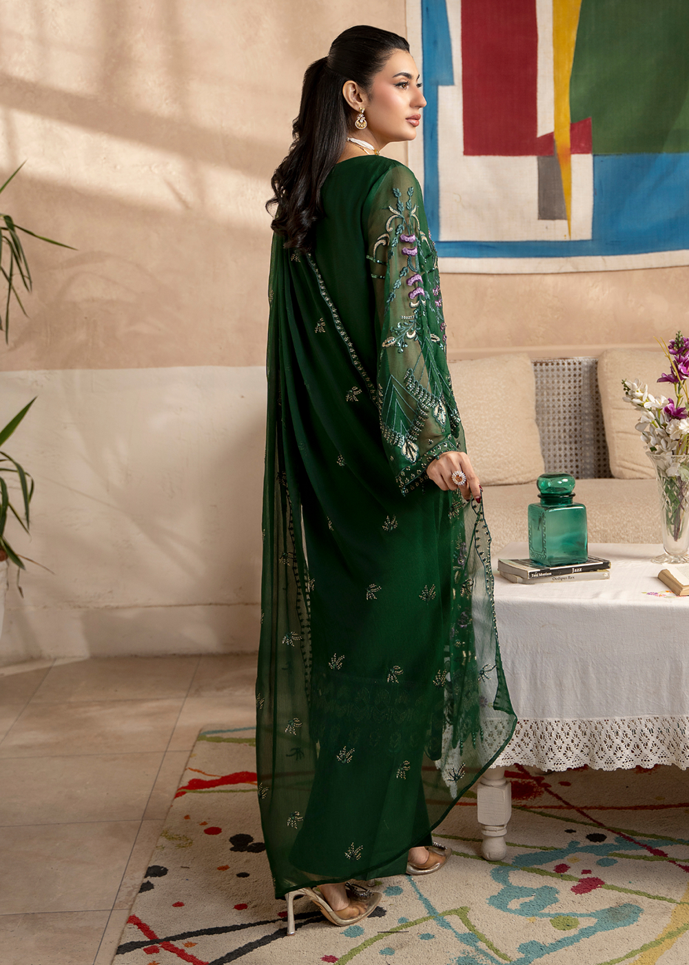 Buy Now Aura Handmade Chiffons Vol 3 by Zebtan | AR-07 Online in US, UK, Canada, France, Greece, Germany, Ireland, Sweden, Netherlands & Worldwide at Empress.