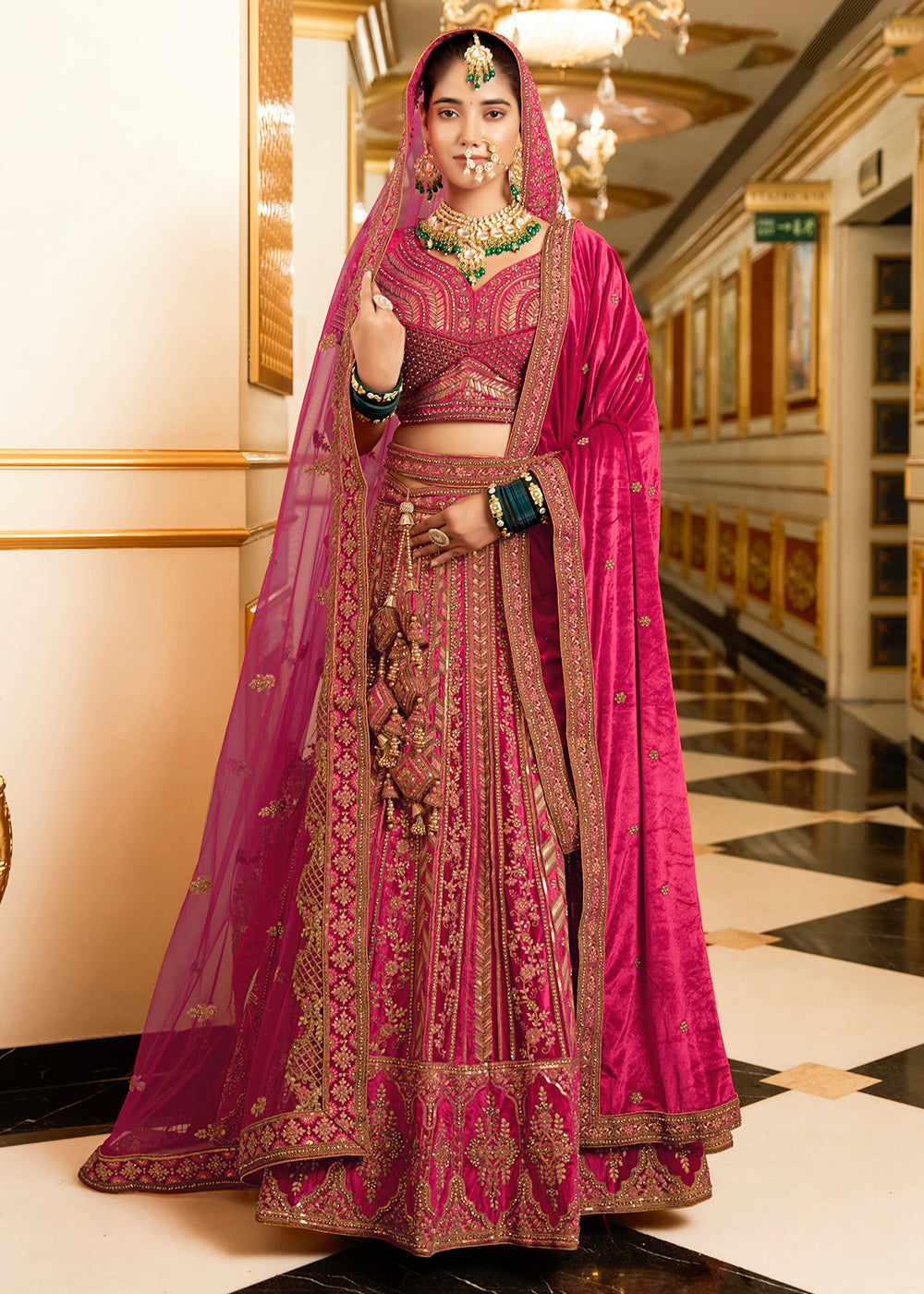 Ghagra choli for wedding bride with price best sale