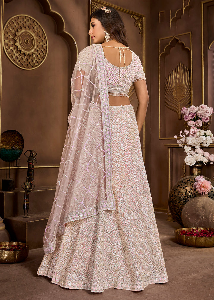 Buy Now Pink Heavy Embroidered Designer Bridal Lehenga Choli Online in USA, UK, Canada, UAE & Worldwide at Empress Clothing.