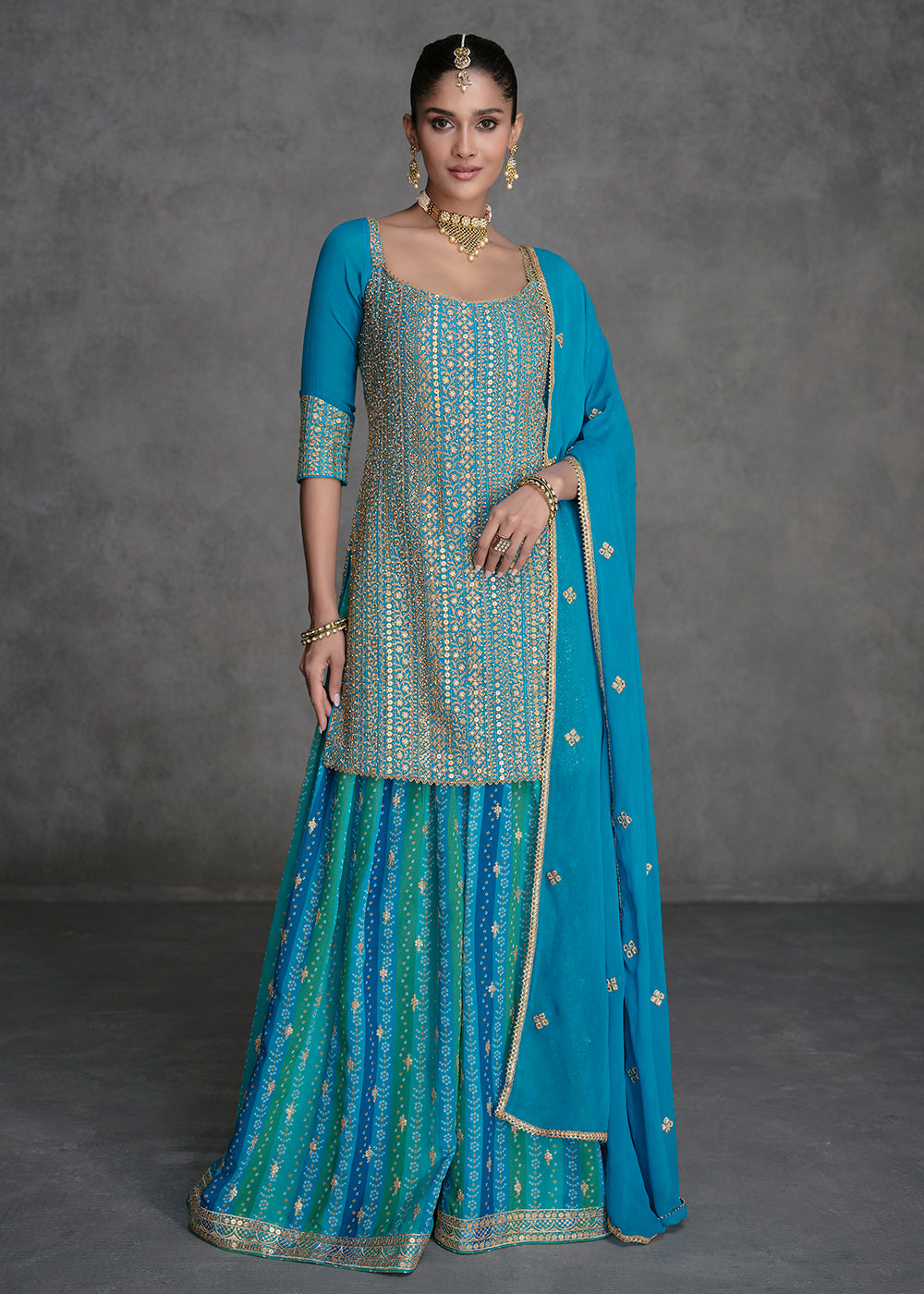 Buy latest designer sharara salwar kameez online| Buy sharara salwar suit  online| | Sharara designs, Stylish party dresses, Indian fashion dresses