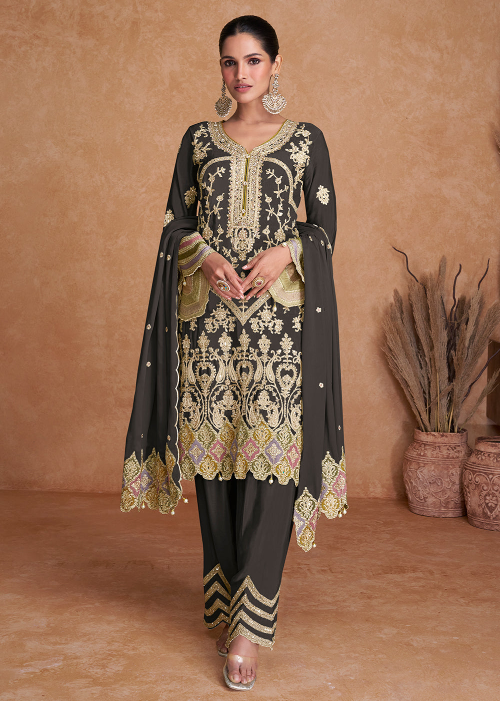 Black salwar suit online shopping best sale