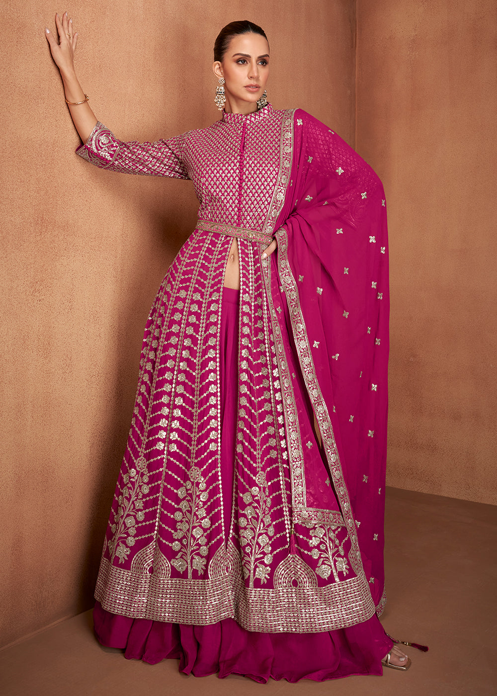 Buy Latest Designer Anarkali Suits Online in USA for Women Tagged "Pink" Empress Clothing Buy Latest Designer Anarkali Suits Online in USA for Women Tagged "Pink" Empress Clothing