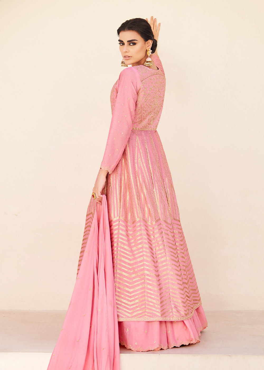 Buy Black Net Party Wear Anarkali Suit With Skirt Online - LSTV04592 |  Andaaz Fashion