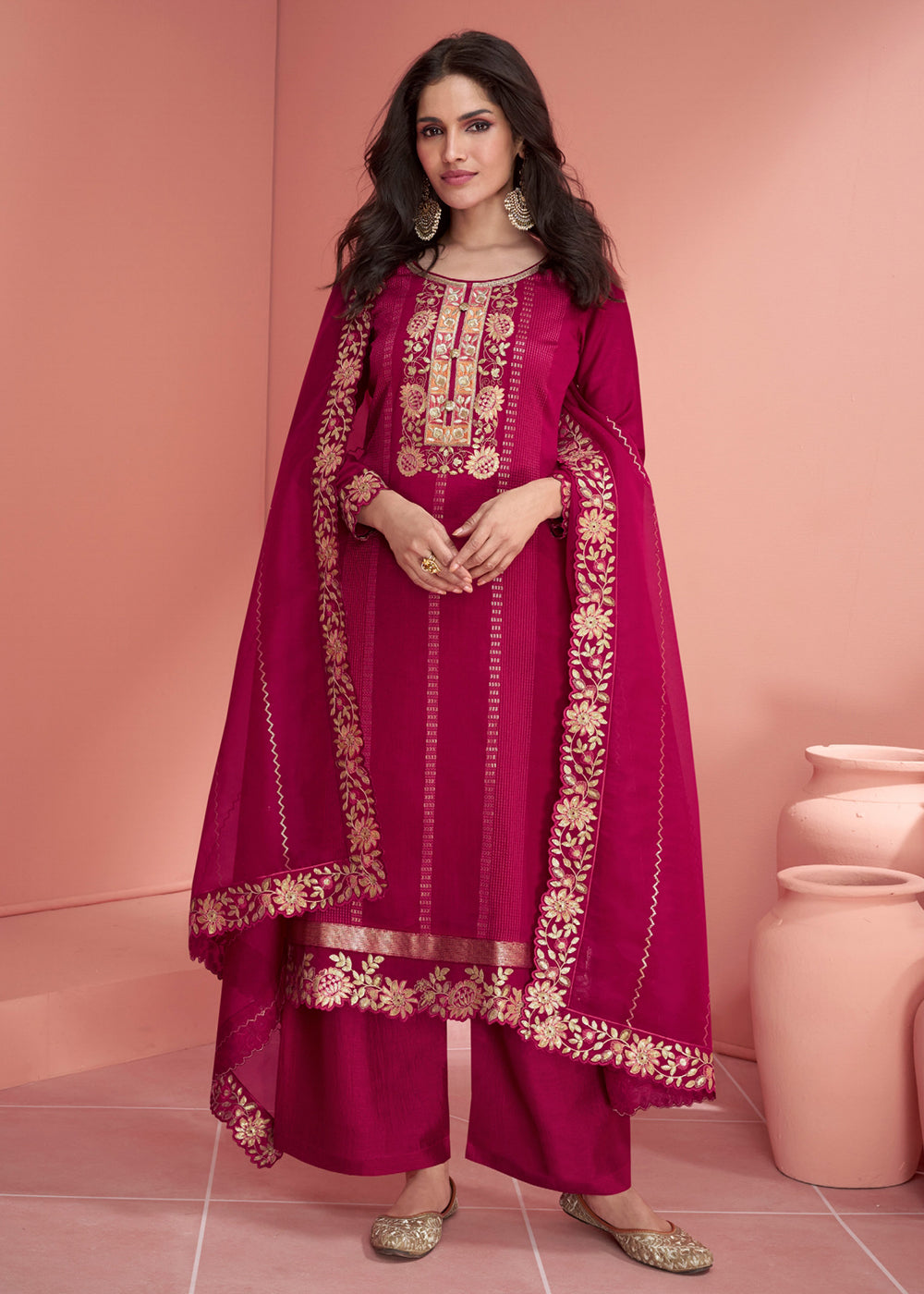 Traditional palazzo suits sale