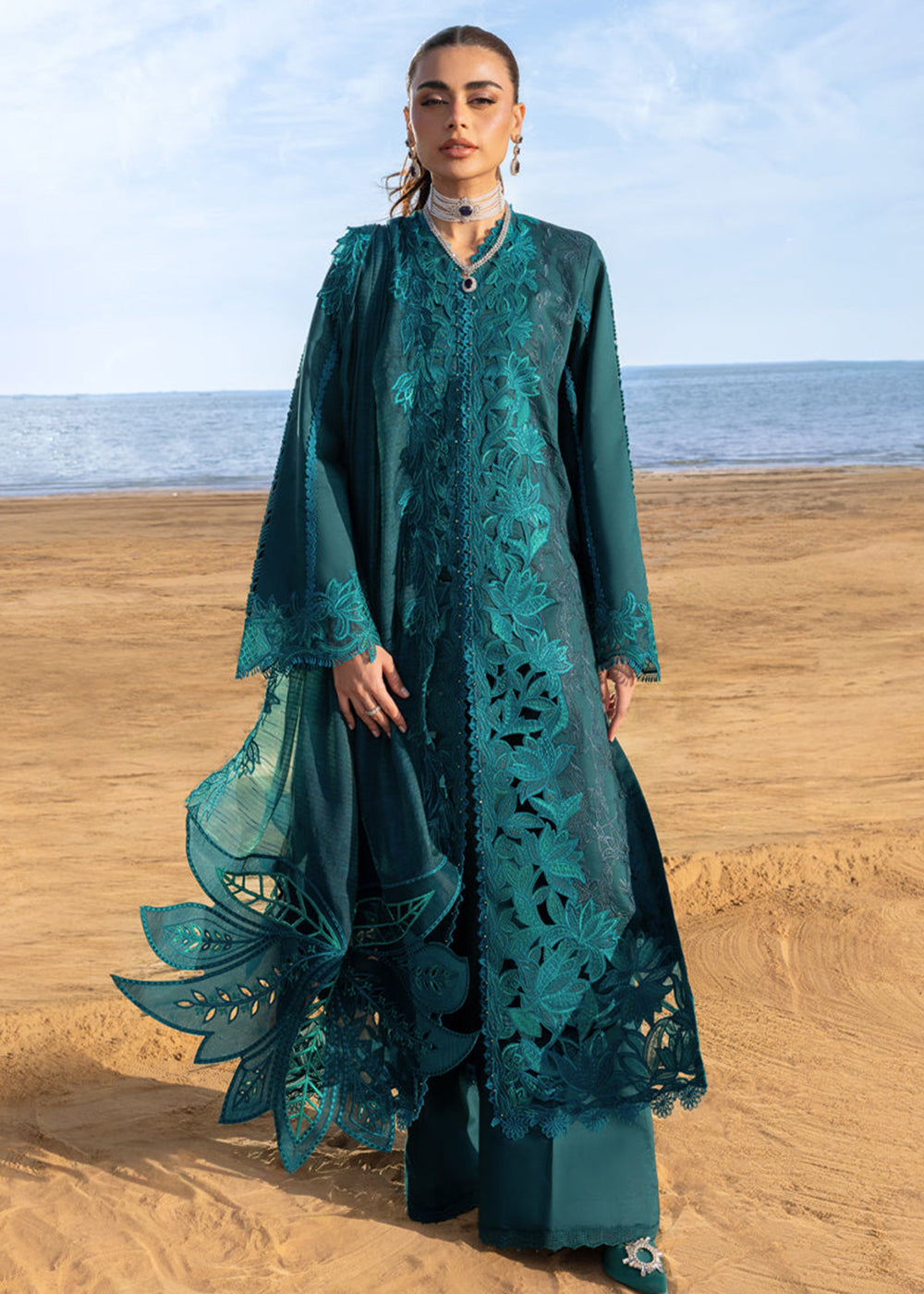 Buy Now Premium Luxury Lawn '26 by Rang Rasiya | AYLEEN Online in US, UK, Canada, France, Italy, Germany, Greece, Sweden, Africa, Qatar & Worldwide at Empress.