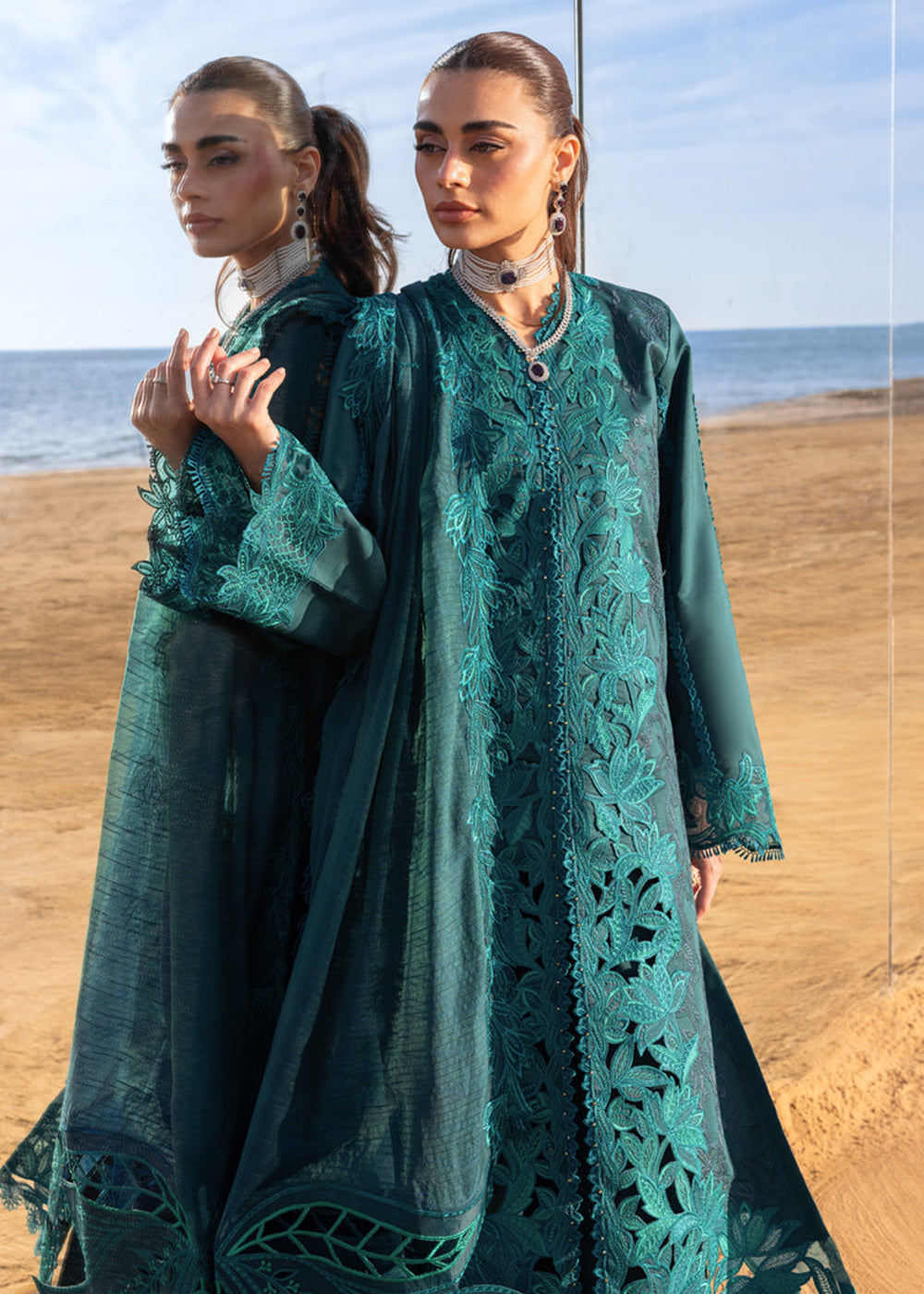 Buy Now Premium Luxury Lawn '26 by Rang Rasiya | AYLEEN Online in US, UK, Canada, France, Italy, Germany, Greece, Sweden, Africa, Qatar & Worldwide at Empress.