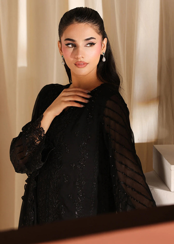 Buy Now Luxe Embroidered Chiffons '26 by Azure | Black Pearl Online in US, UK, Canada, France, Italy, Germany, Greece, Sweden, Africa & Worldwide at Empress.