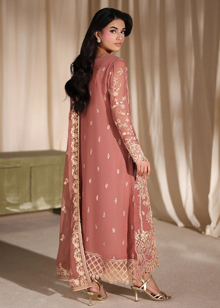 Buy Now Luxe Embroidered Chiffon '26 by Azure | Lilywood Online in US, UK, Canada, France, Italy, Germany, Greece, Sweden, Africa, UAE & Worldwide at Empress.