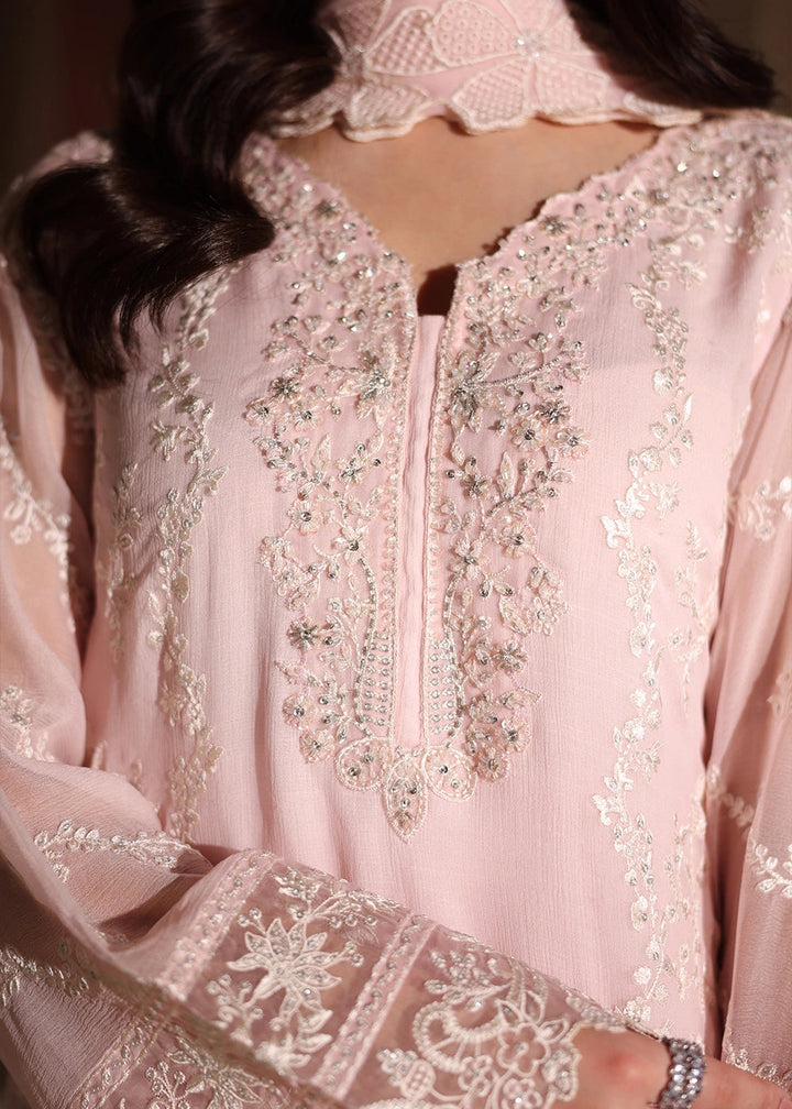 Buy Now Luxe Embroidered Chiffon '26 by Azure | Twirling Tulip Online in US, UK, Canada, France, Italy, Germany, Greece, Sweden, Africa & Worldwide at Empress.