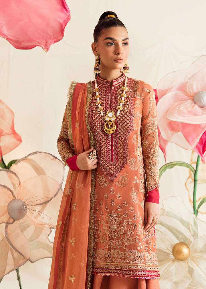 Buy Now Rust Pakistani Palazzo Suit | Ayzel | Fleur De Lis Formals’23 | Irisa Online in USA, UK, Canada & Worldwide at Empress Clothing. 