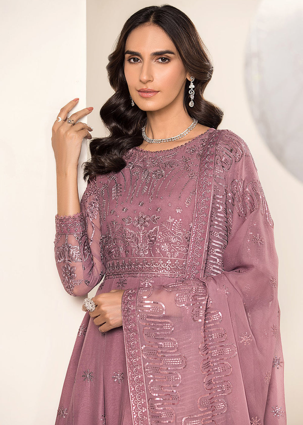 Buy Now Pink Formal Suit - Alizeh - Lamhay Formals '23 - V15D04 – Nova Online in USA, UK, Canada & Worldwide at Empress Clothing