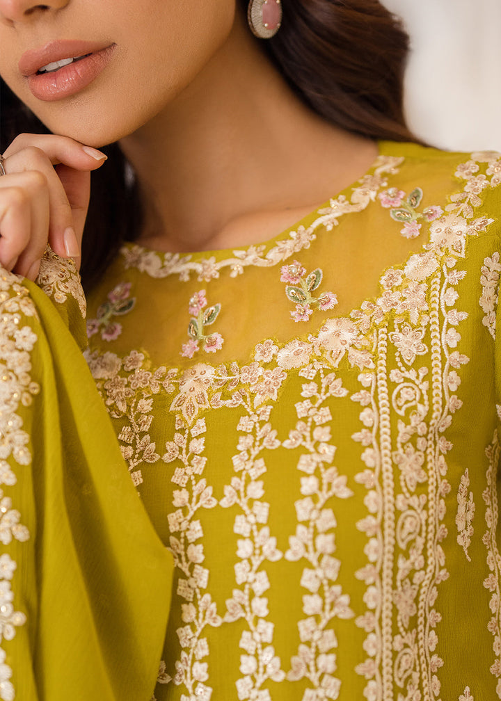 Buy Now 3 Pcs Embroidered Luxury Chiffon Formals '24 by Azure | Amber Glow Online at Empress Online in USA, UK, Canada & Worldwide at Empress Clothing.