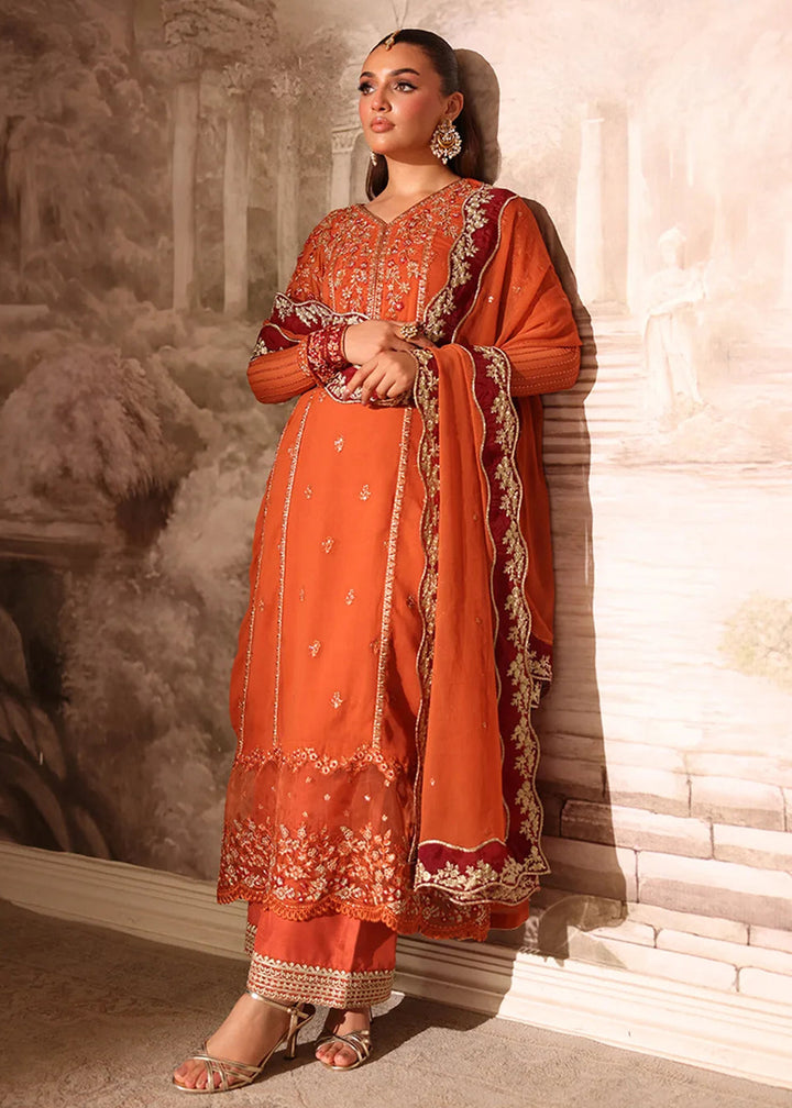 Buy Now Ensembles Party Wear '25 by Azure | Amber Rust Online in USA, UK, Canada, France, Italy, Germany, Greece, Sweden, Africa, UAE & Worldwide at Empress.