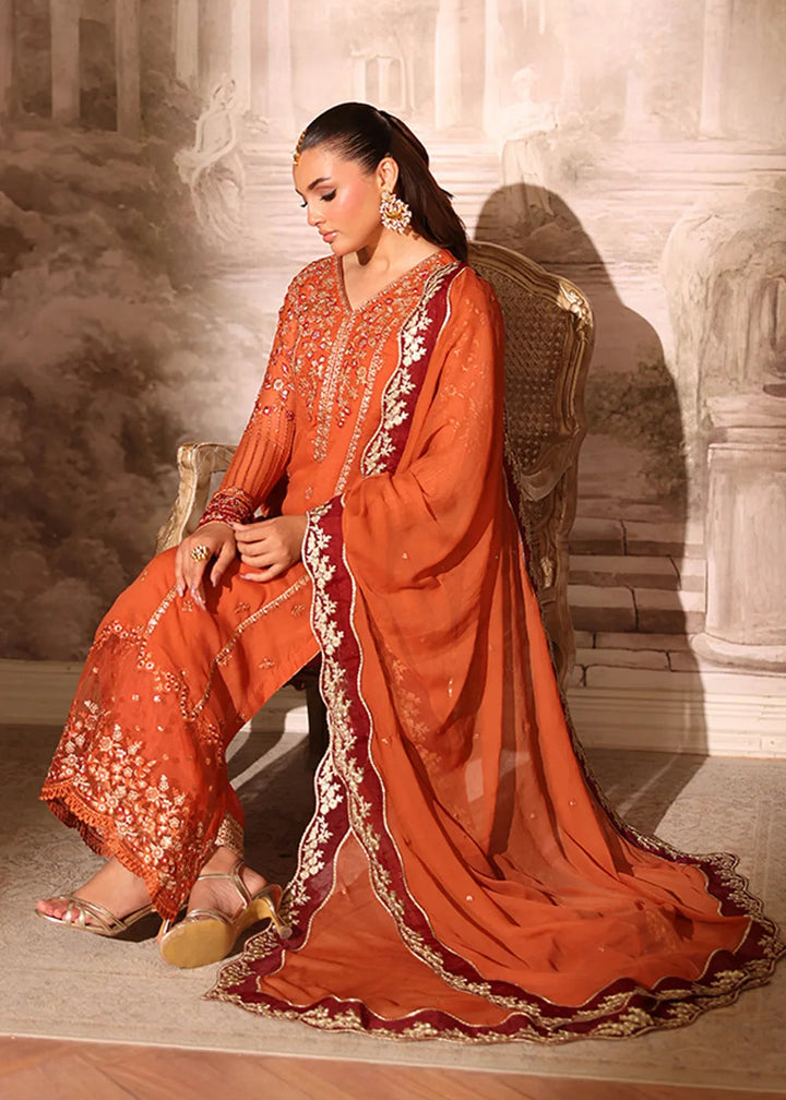 Buy Now Ensembles Party Wear '25 by Azure | Amber Rust Online in USA, UK, Canada, France, Italy, Germany, Greece, Sweden, Africa, UAE & Worldwide at Empress.