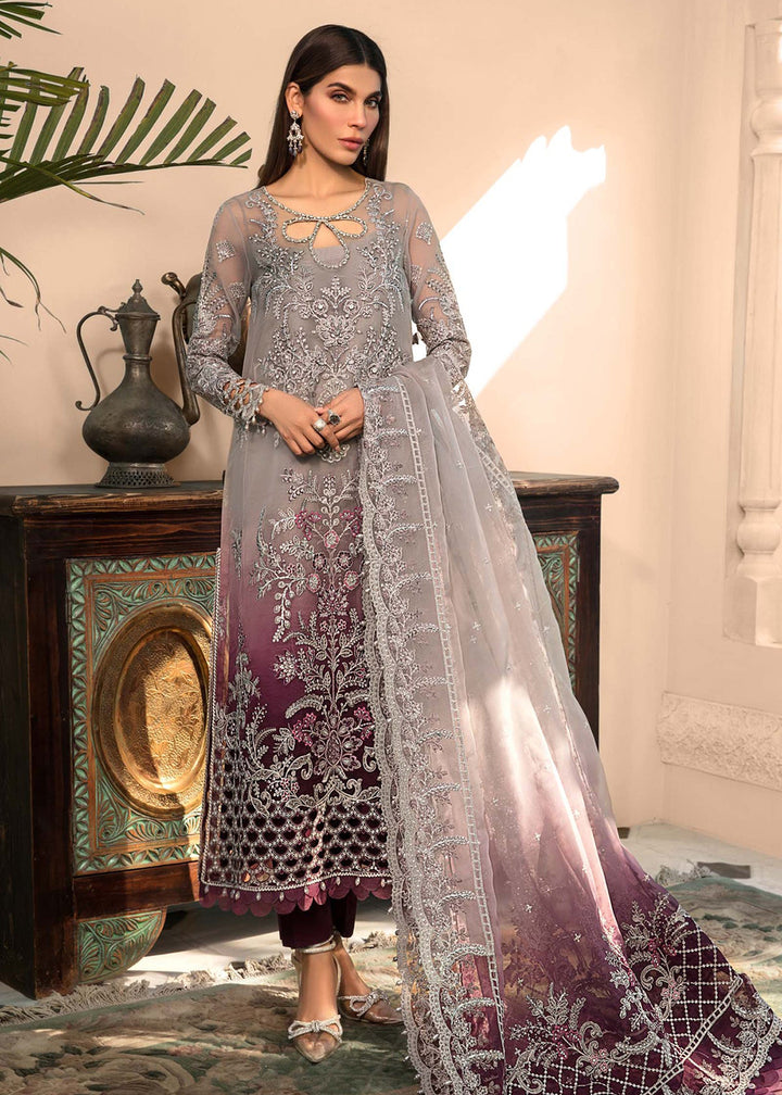 Buy Now Plum Embroidered Suit - Maria B - Mbroidered Heritage Edition - BD-2604 Online in USA, UK, Canada & Worldwide at Empress Clothing.