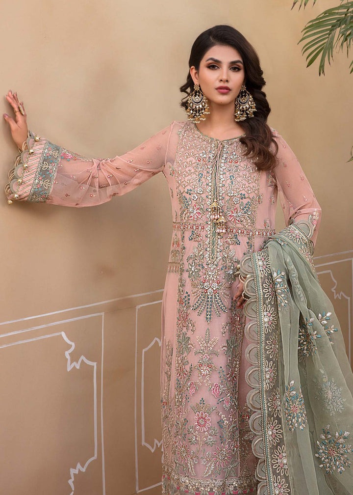 Buy Now Sea Green Embroidered Suit - Maria B - Mbroidered Heritage Edition - BD-2607 Online in USA, UK, Canada & Worldwide at Empress Clothing.