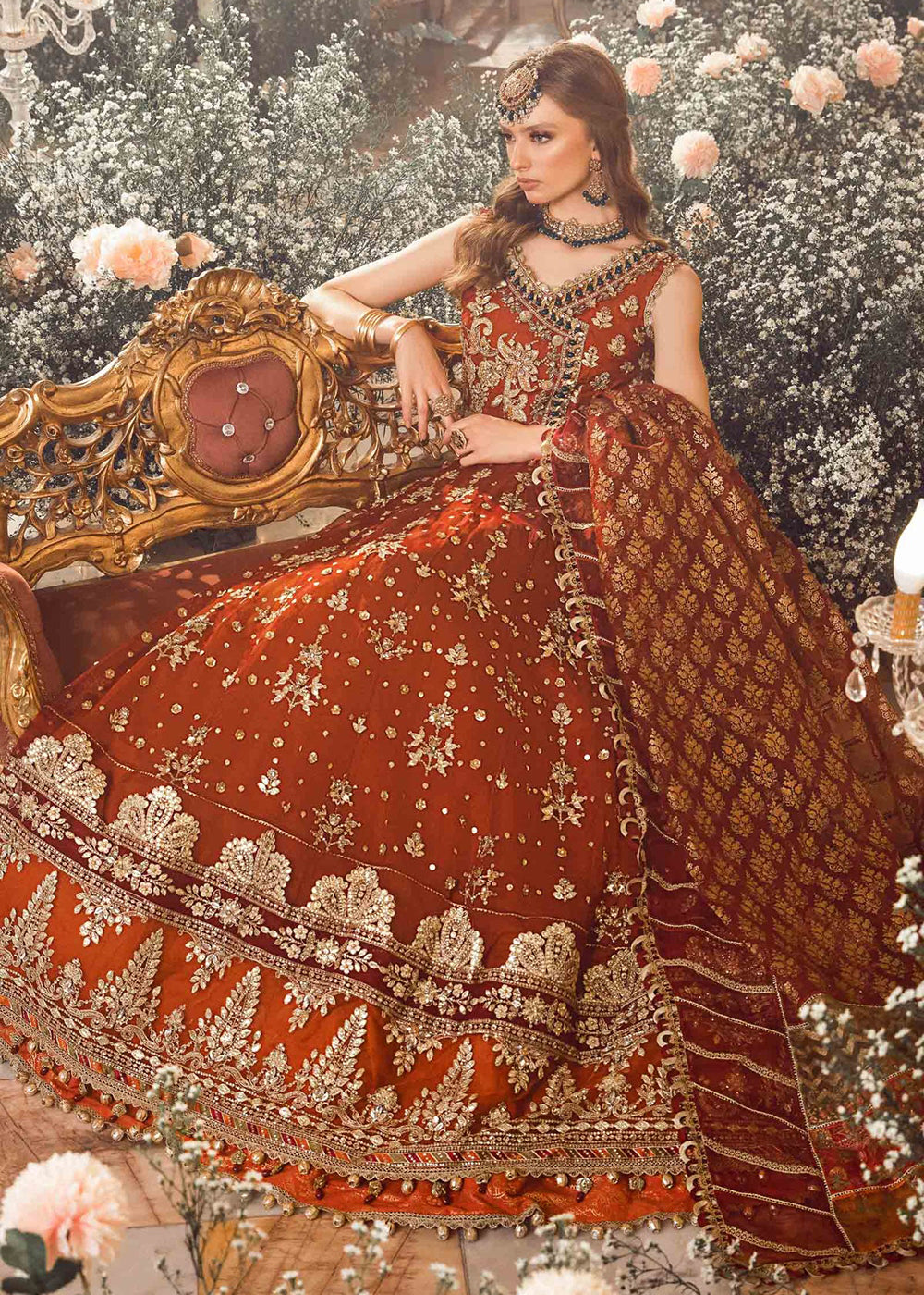 maria b red bridal dresses Maria B | Bridal Couture | Roza
