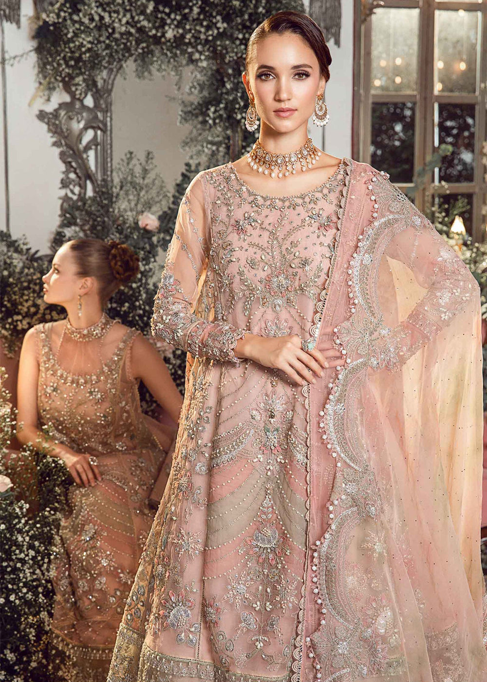 Divine Teal Khaki Indian Pakistani Bridal Lehenga In Velvet SRSA330506 –  ShreeFashionWear